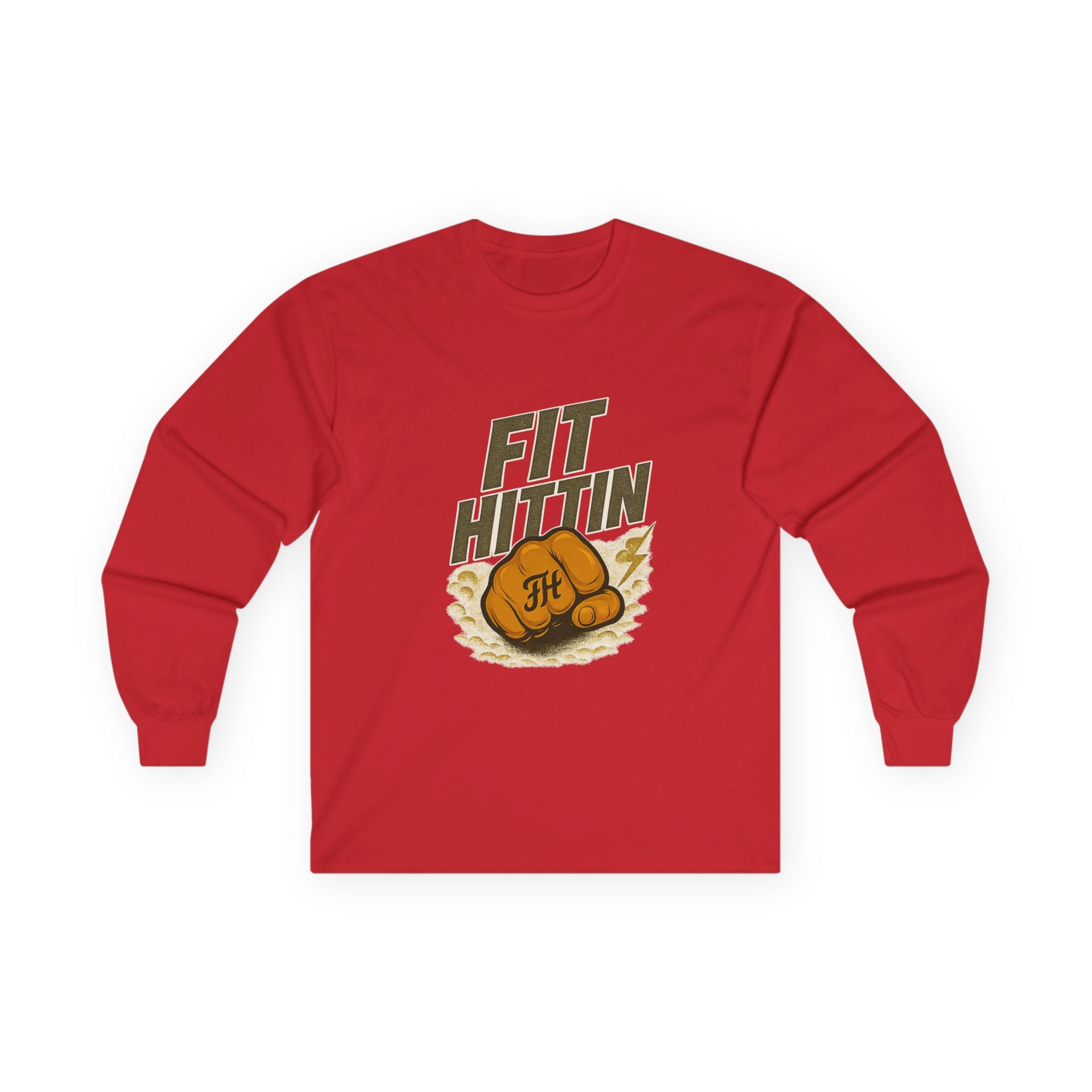 Fit Hittin Boxing Gloves Long Sleeve Tee