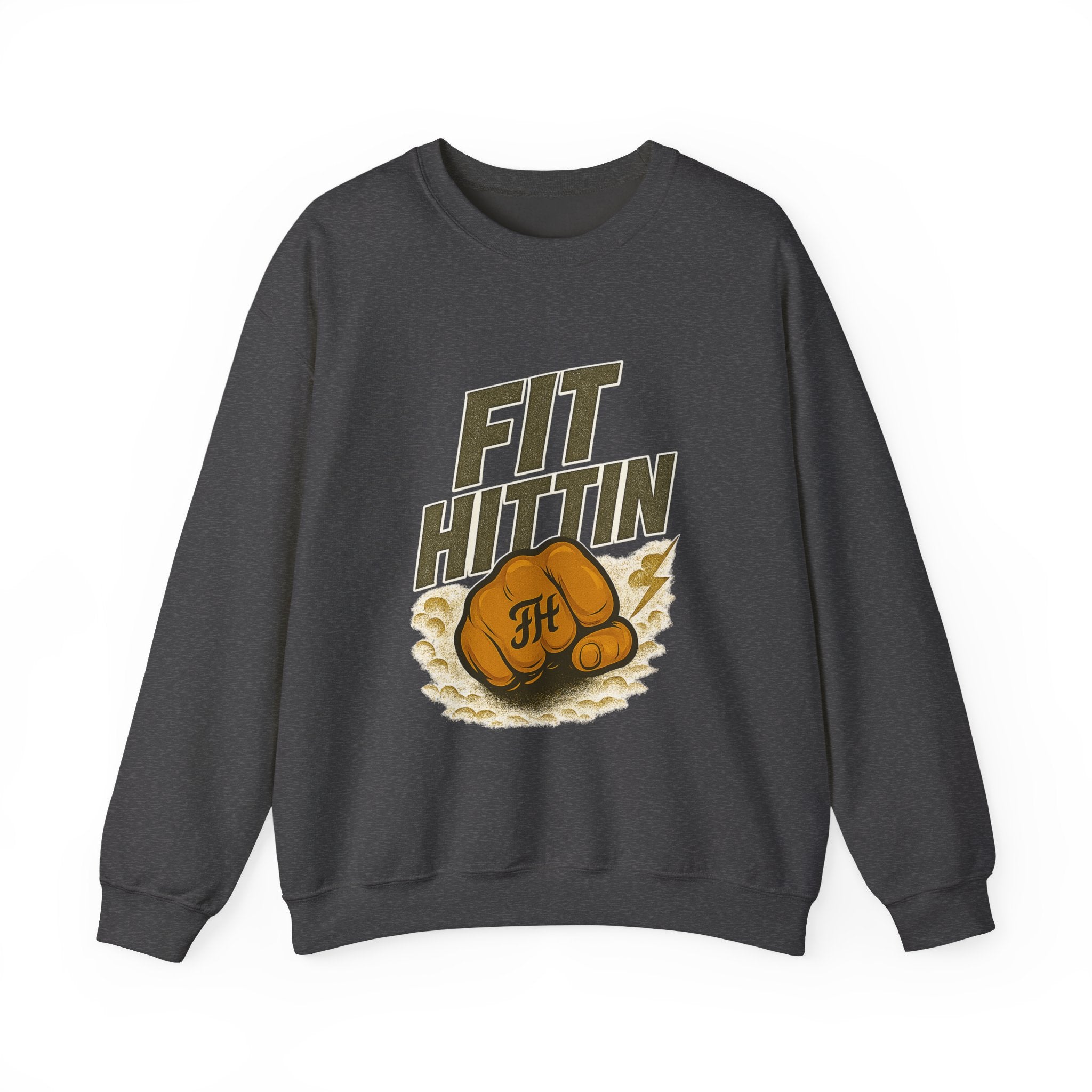 Fit Hittin Boxing Fist Crewneck Sweatshirt