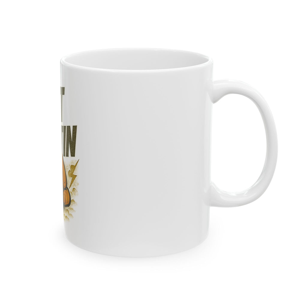 Fit Hittin Boxing Fist Ceramic Mug – Motivational Gym Coffee Cup (11oz & 15oz)