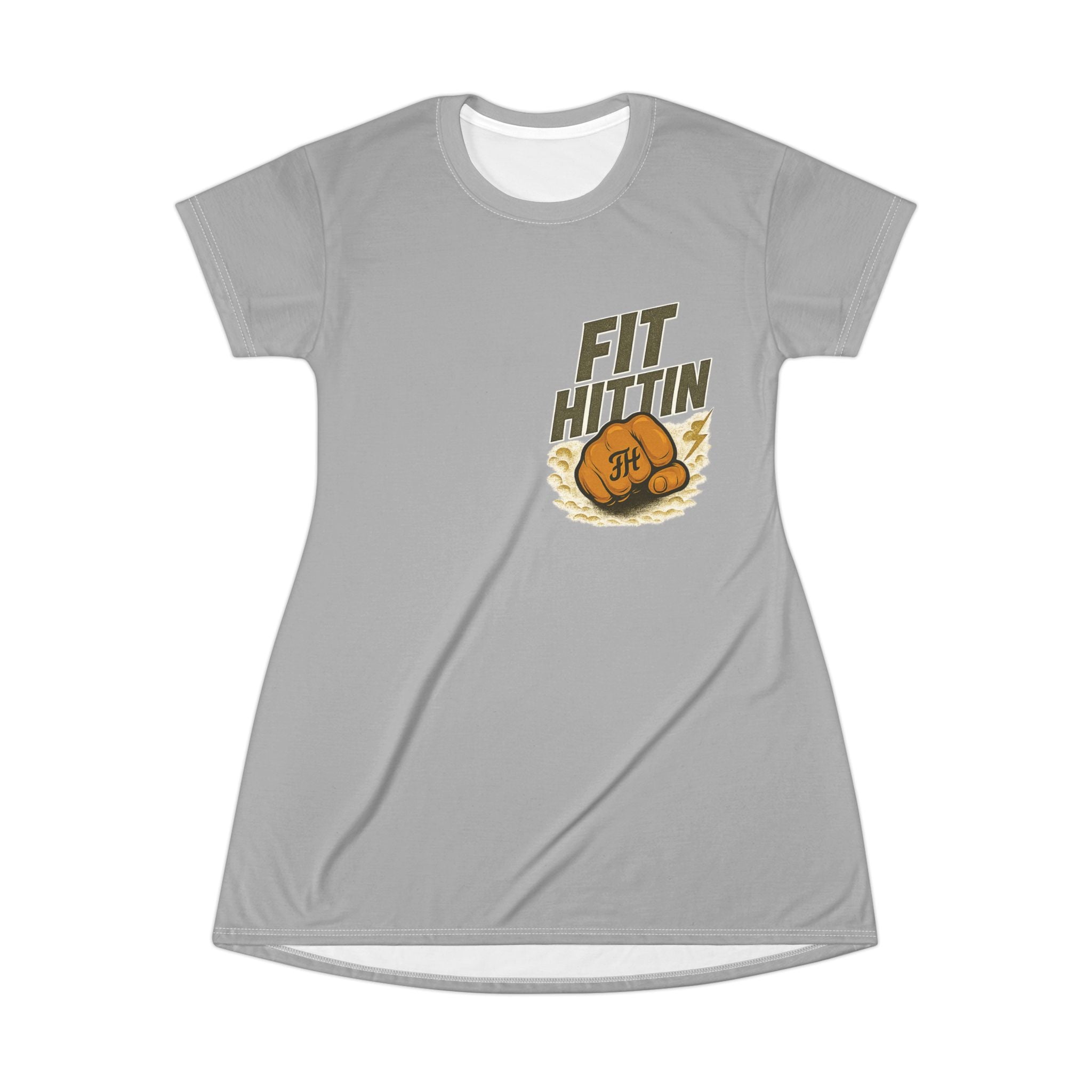 Fit Hittin' Boxing Glove T‑Shirt Dress