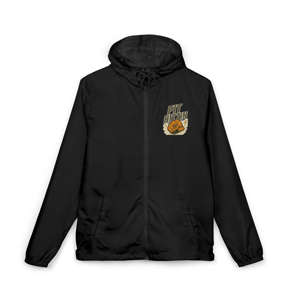 Windbreaker Jacket — "Fit N' Hitin" Basketball Graphic