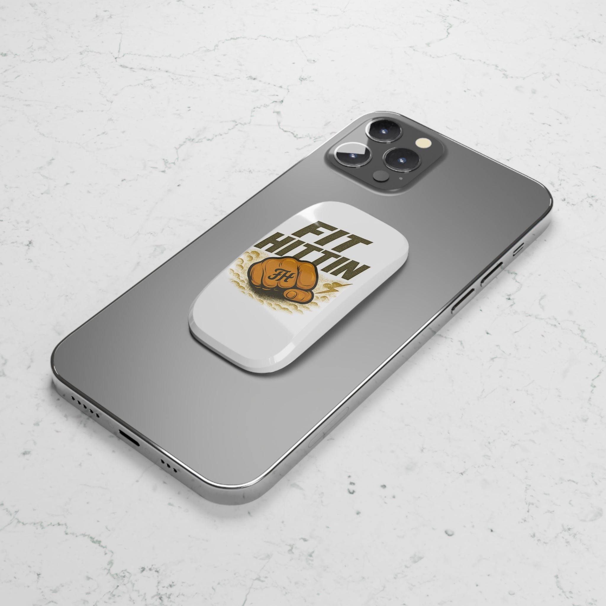 Fit Hittin Phone Grip & Stand — Boxing Fist Design