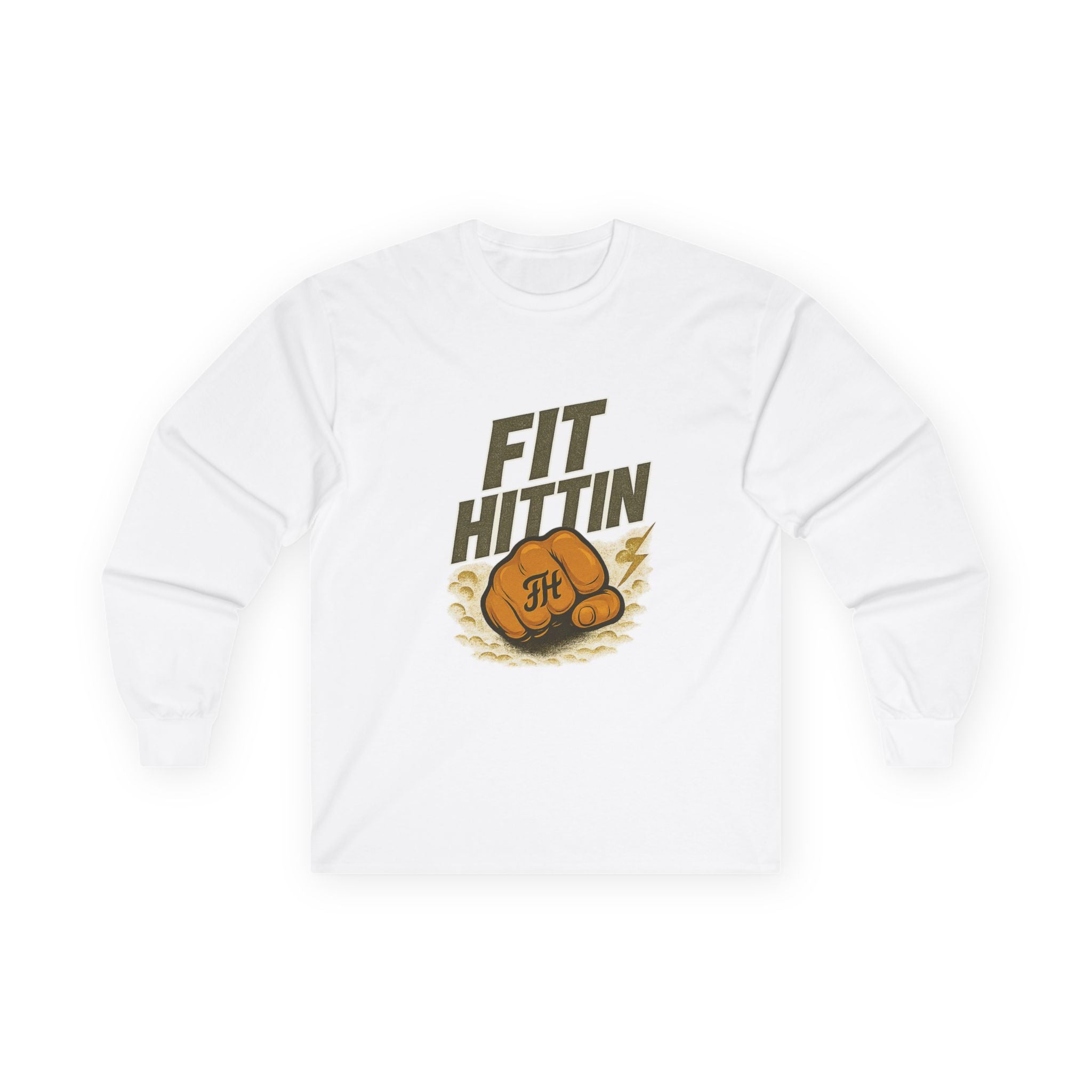 Fit Hittin Boxing Gloves Long Sleeve Tee