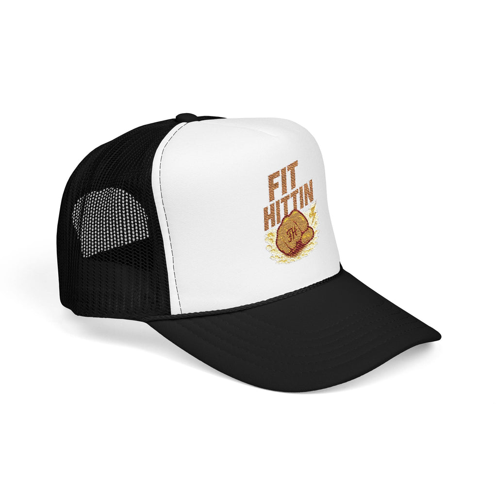 Fried Chicken Foam Trucker Hat — Embroidered “Eat Chicken” Retro Badge