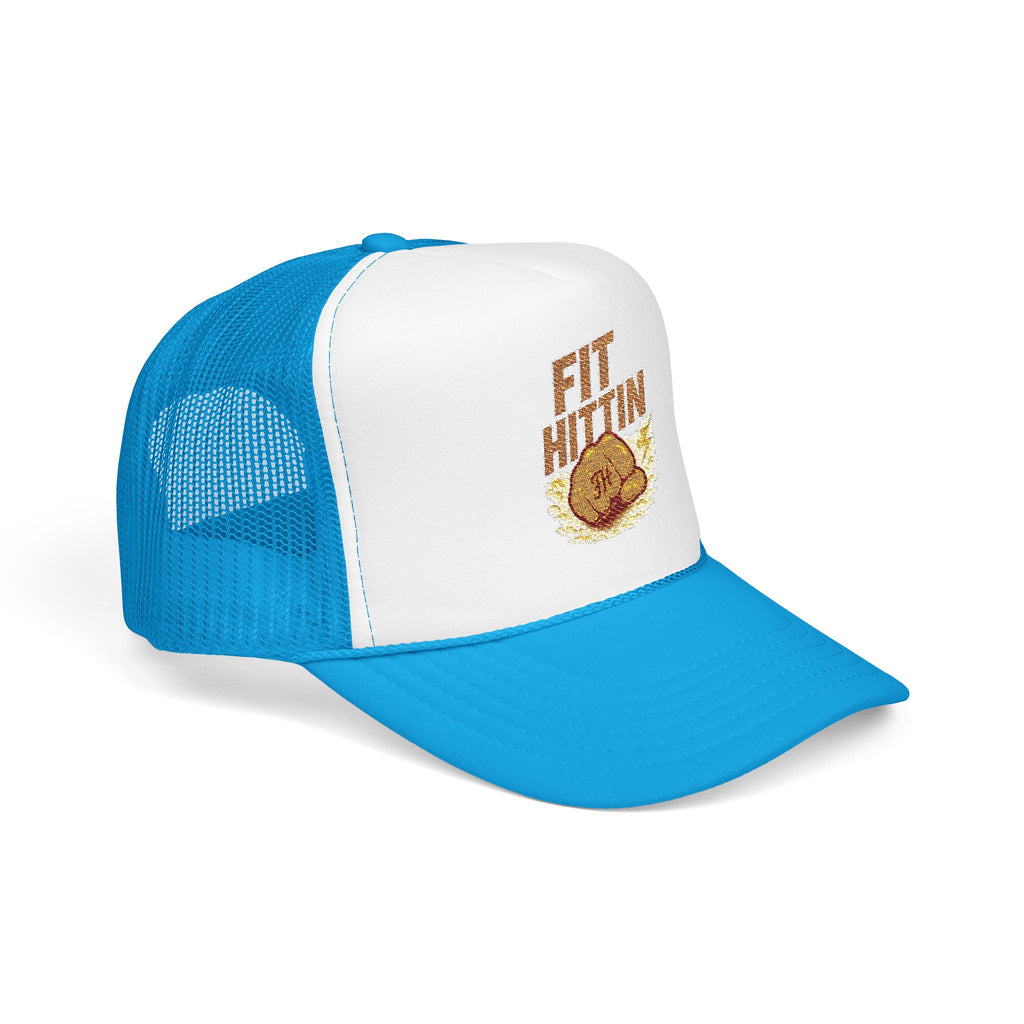 Fried Chicken Foam Trucker Hat — Embroidered “Eat Chicken” Retro Badge