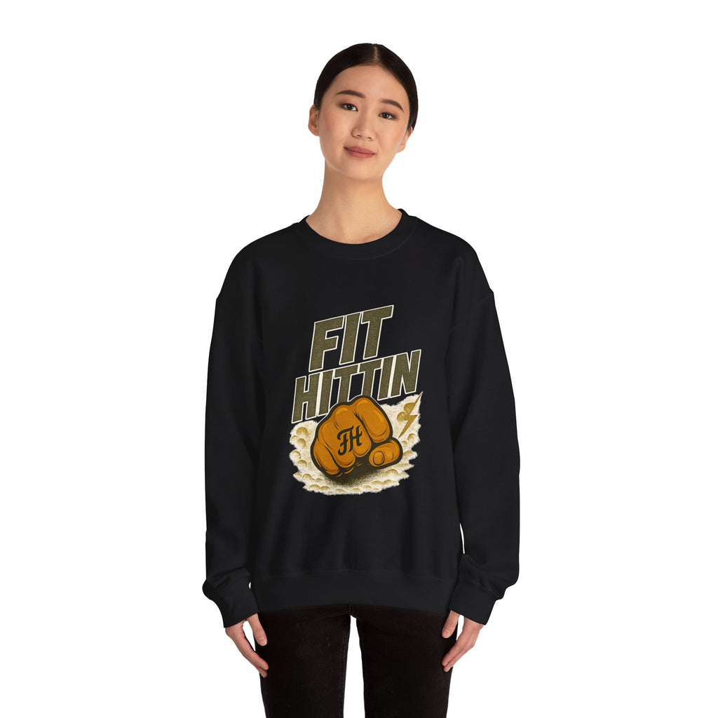 Fit Hittin Boxing Fist Crewneck Sweatshirt