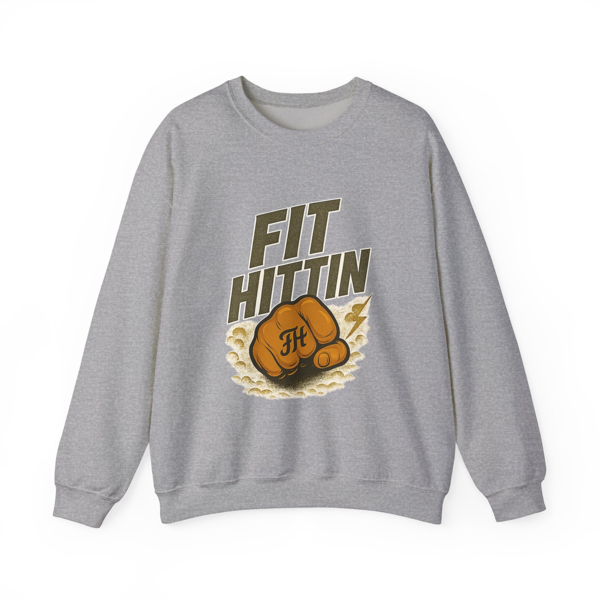 Fit Hittin Boxing Fist Crewneck Sweatshirt
