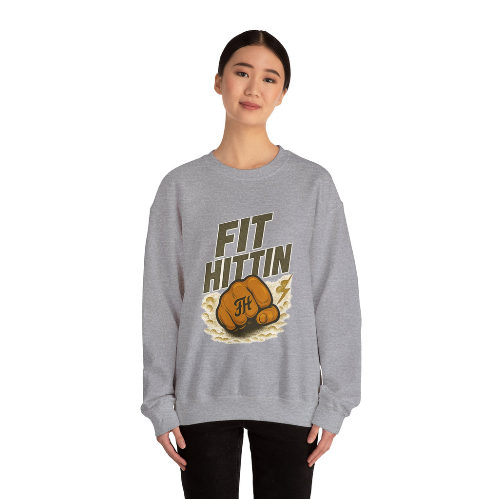 Fit Hittin Boxing Fist Crewneck Sweatshirt