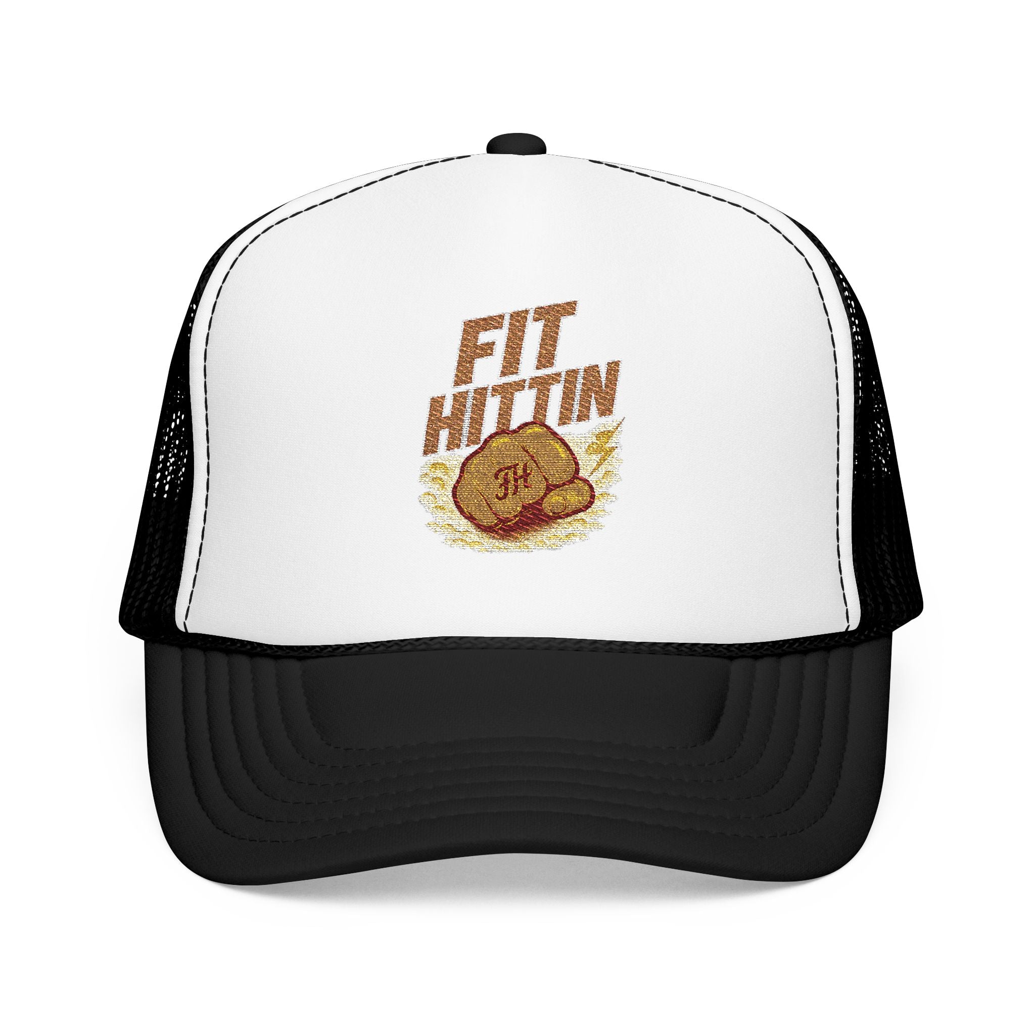 Fried Chicken Foam Trucker Hat — Embroidered “Eat Chicken” Retro Badge