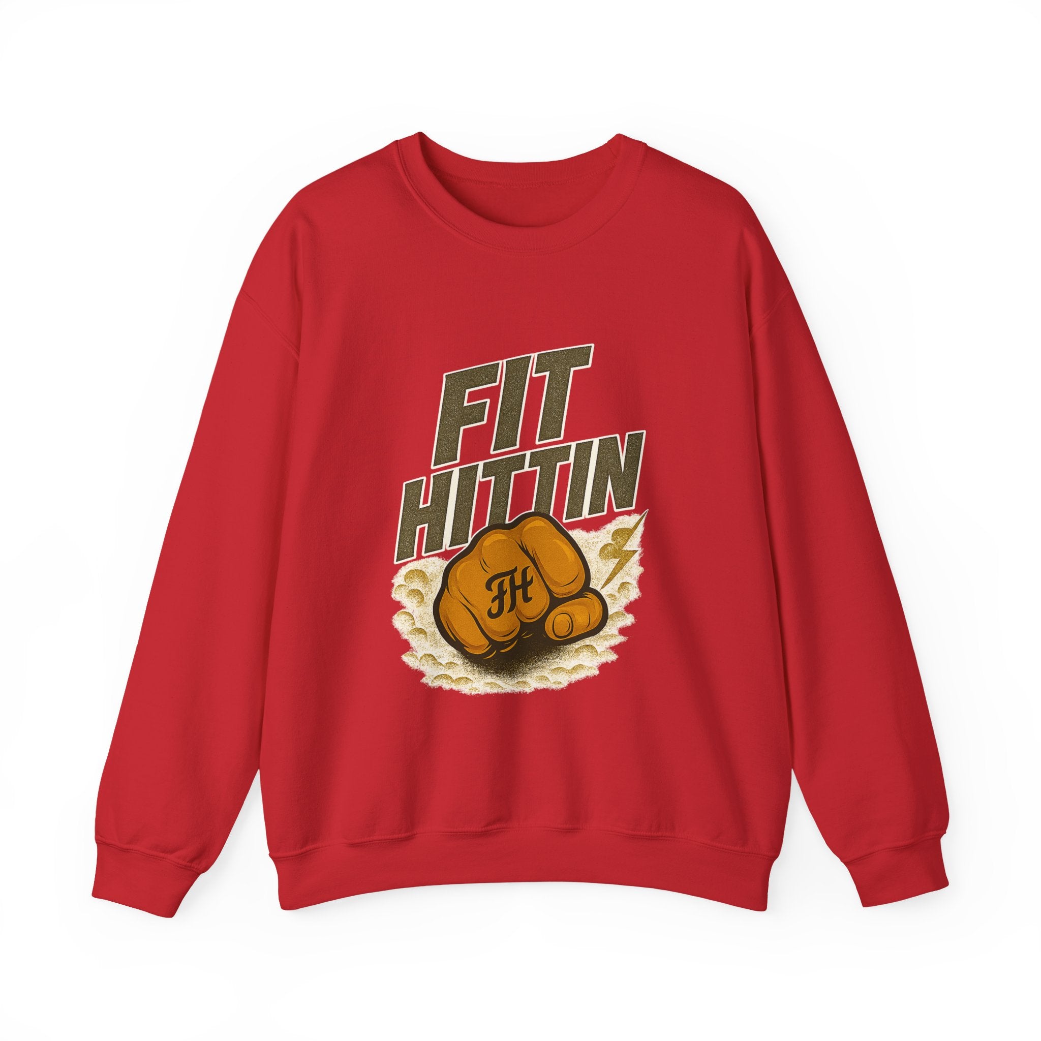 Fit Hittin Boxing Fist Crewneck Sweatshirt