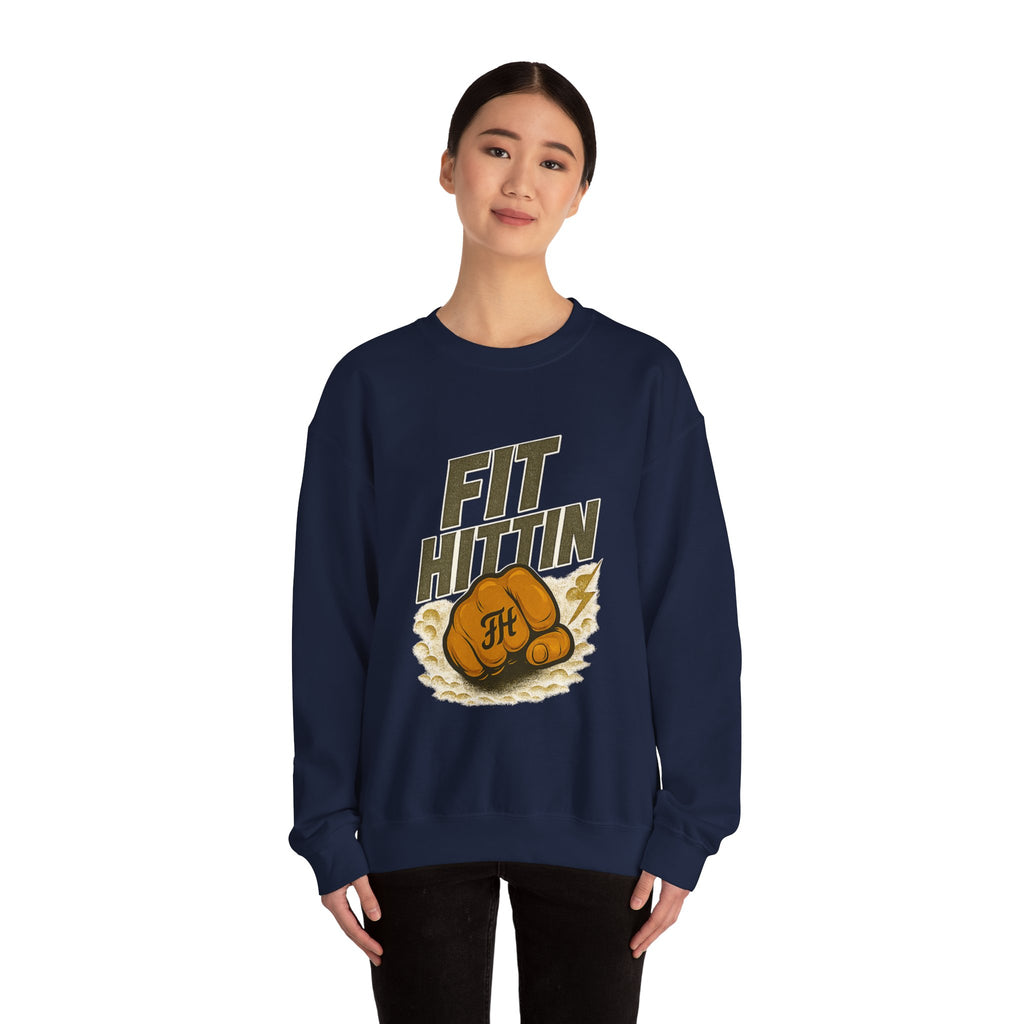 Fit Hittin Boxing Fist Crewneck Sweatshirt