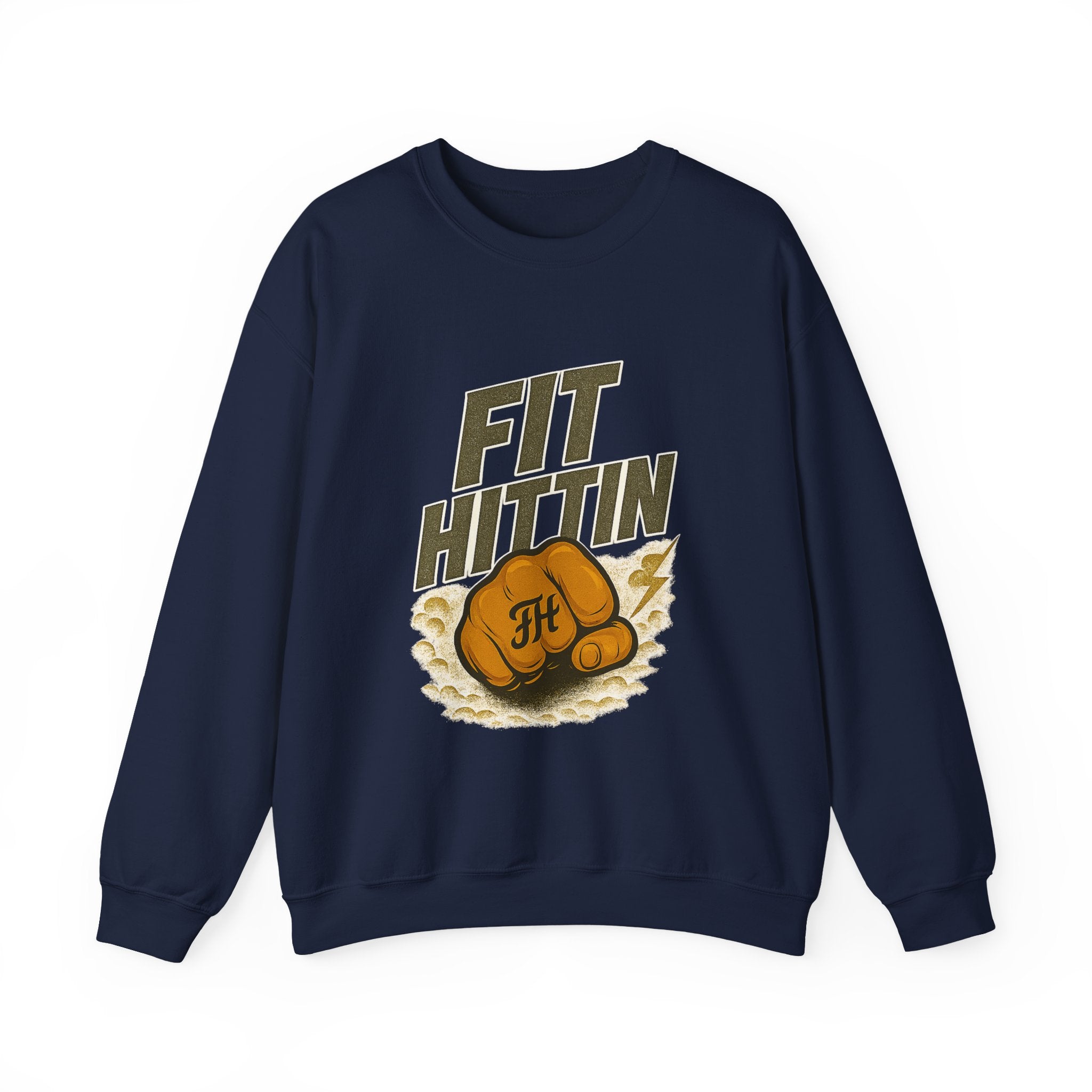 Fit Hittin Boxing Fist Crewneck Sweatshirt