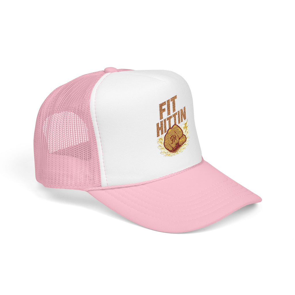 Fried Chicken Foam Trucker Hat — Embroidered “Eat Chicken” Retro Badge