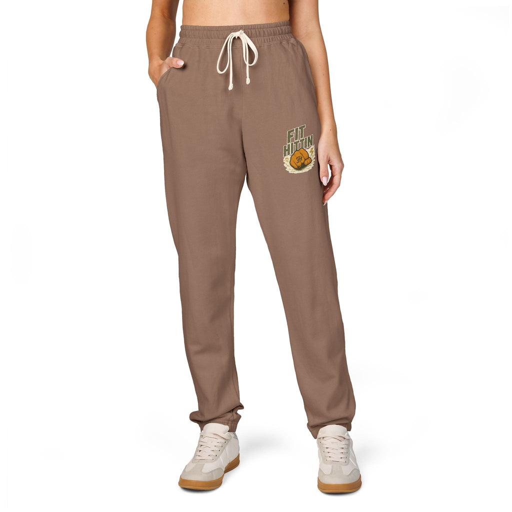 Cozy Chipmunk Pocket Sweatpants — 'Snack Time' Fleece Joggers