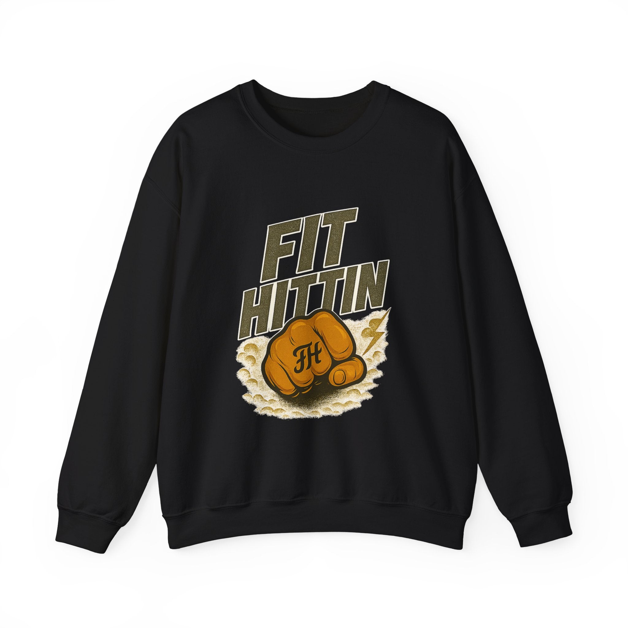 Fit Hittin Boxing Fist Crewneck Sweatshirt