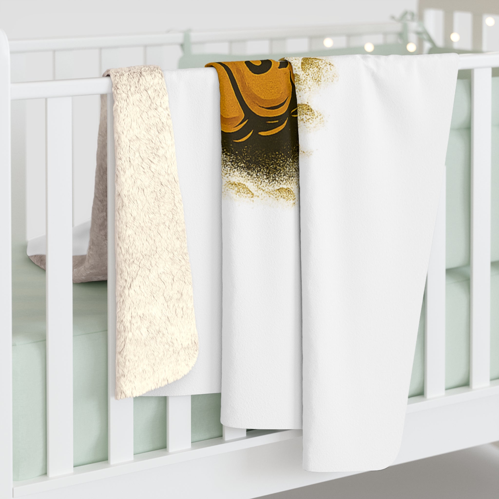 Fit Hittin Fist Sherpa Blanket — Cozy Motivational Fitness Throw