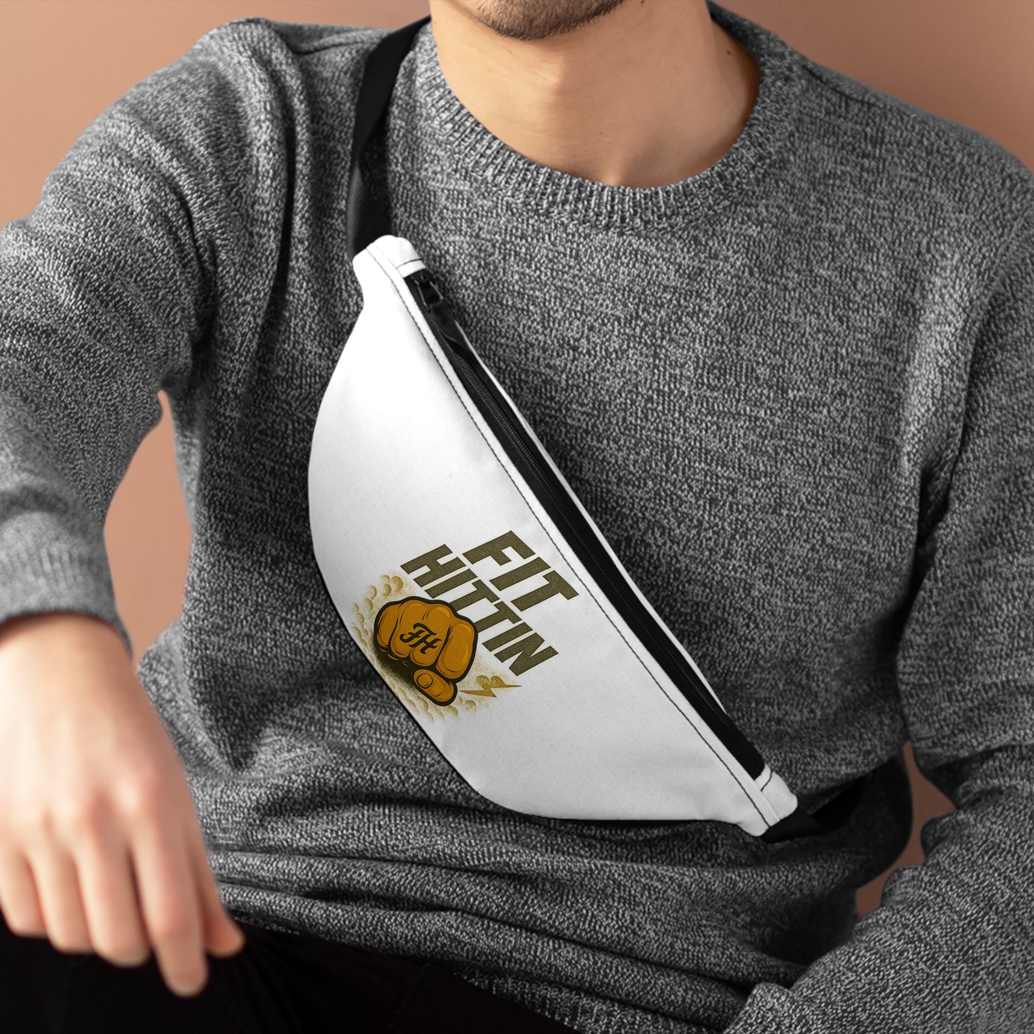 Fit Hittin' Boxing Fanny Pack — Workout Waist Bag for Gym & Active Lifestyles