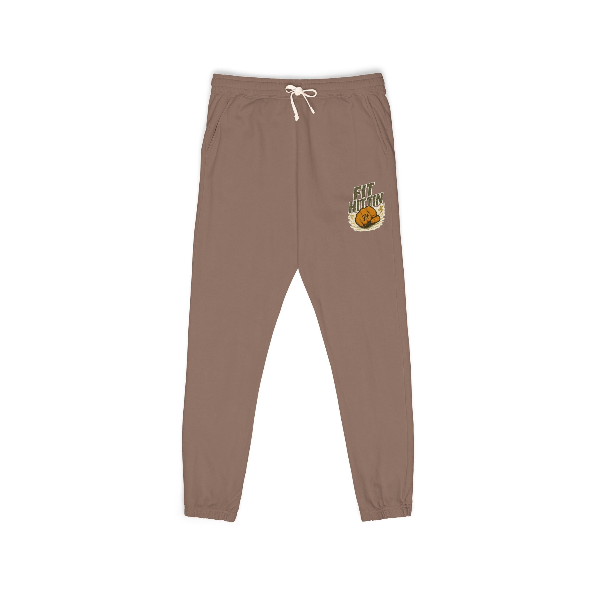 Cozy Chipmunk Pocket Sweatpants — 'Snack Time' Fleece Joggers
