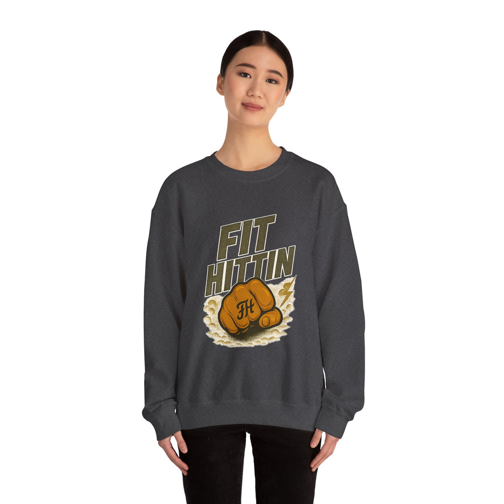 Fit Hittin Boxing Fist Crewneck Sweatshirt