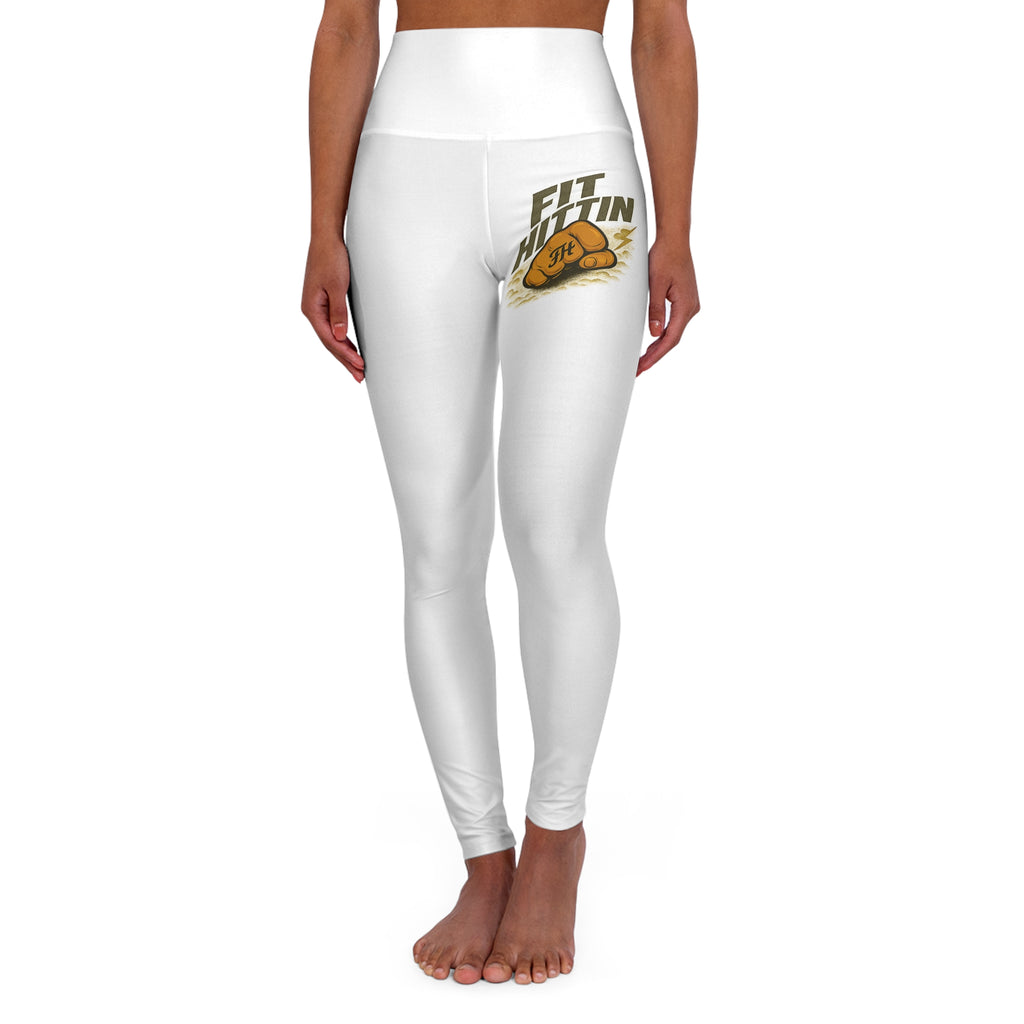 High Waisted Yoga Leggings (AOP)