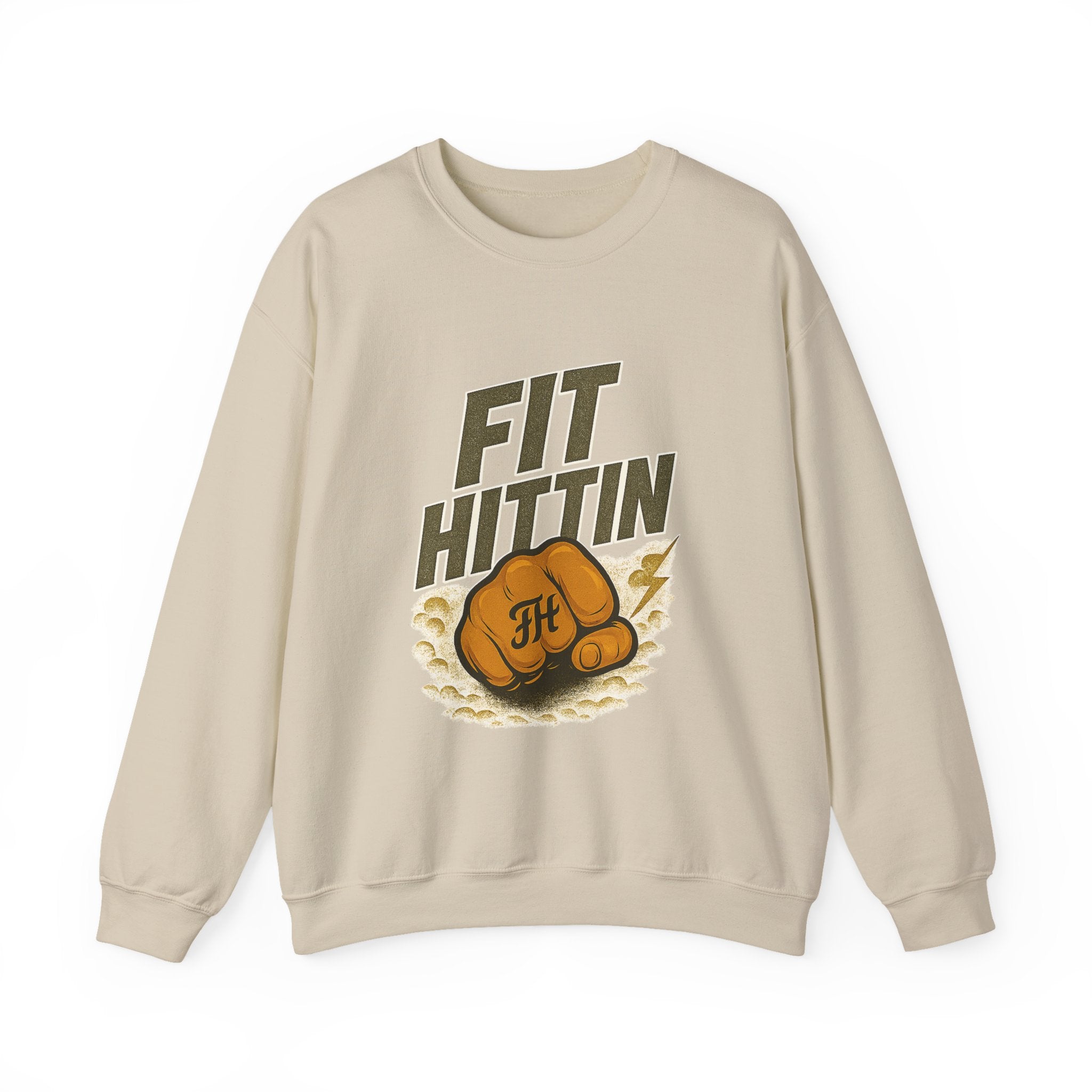 Fit Hittin Boxing Fist Crewneck Sweatshirt