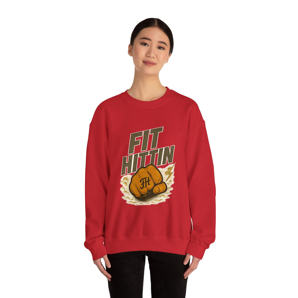 Fit Hittin Boxing Fist Crewneck Sweatshirt