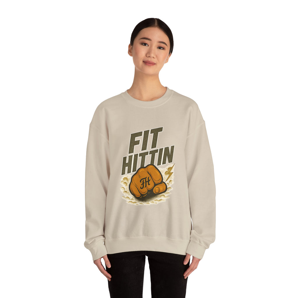 Fit Hittin Boxing Fist Crewneck Sweatshirt