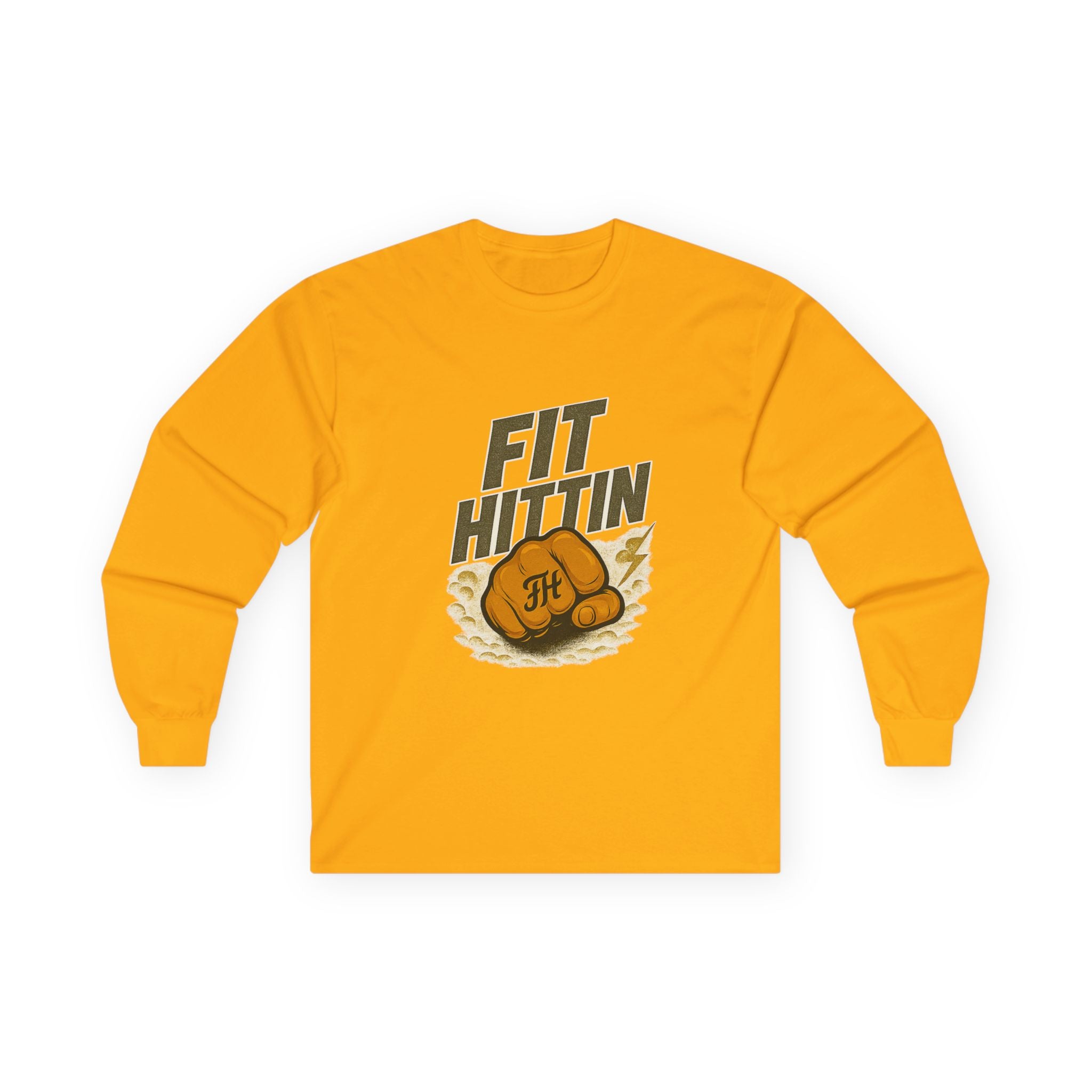 Fit Hittin Boxing Gloves Long Sleeve Tee