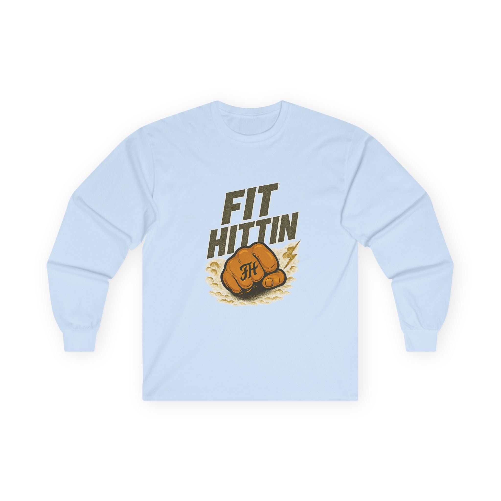 Fit Hittin Boxing Gloves Long Sleeve Tee