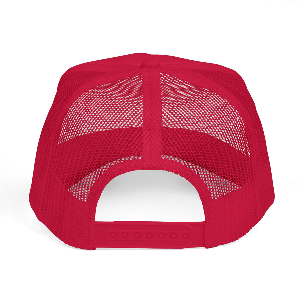 Fried Chicken Foam Trucker Hat — Embroidered “Eat Chicken” Retro Badge